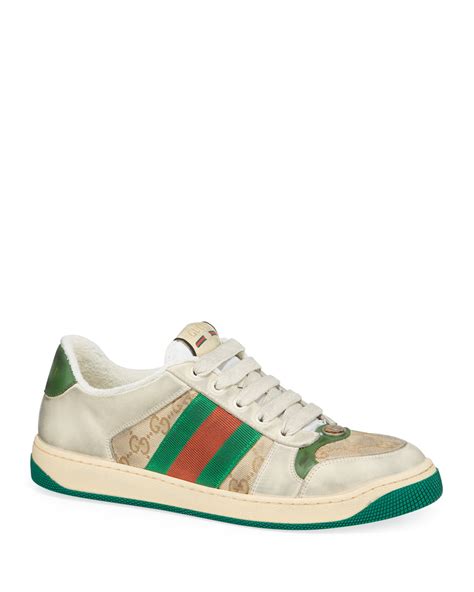 neiman marcus Gucci canvas sneakers